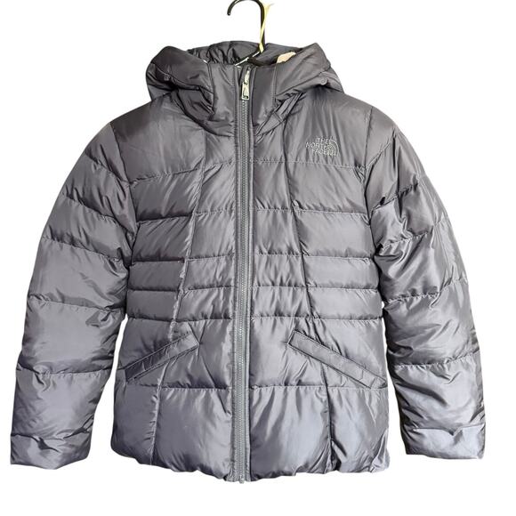 The North Face Other - The North Face 550 Girl’s Black Hooded Down Fill Puffer Fleece Lined SZ 14/16 L